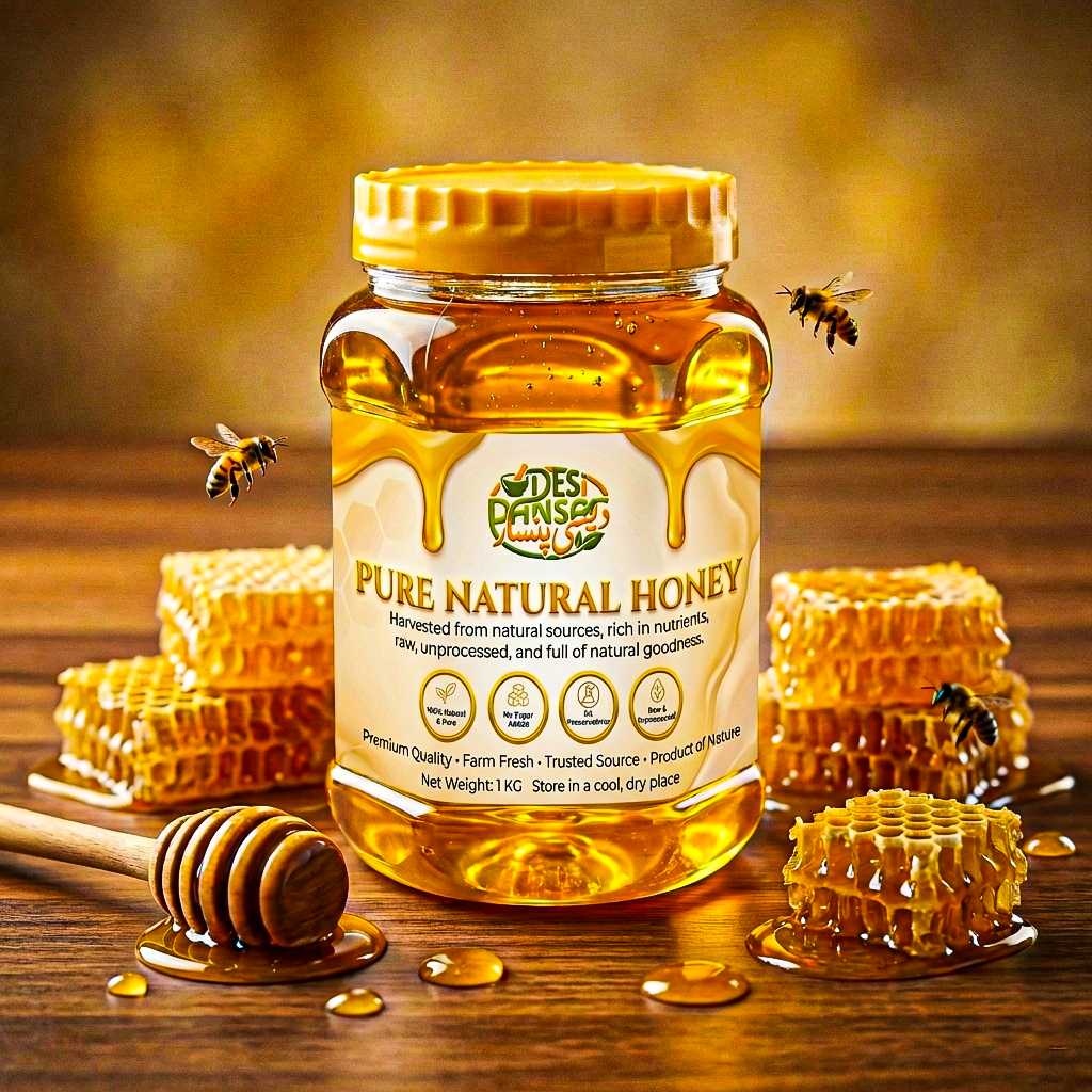Pure Desi Honey | 100% Natural Shehad | Pakistani Honey